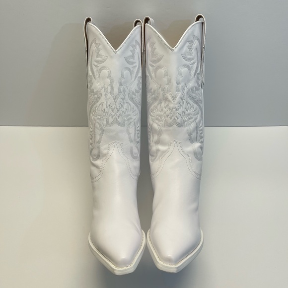 JEFFREY CAMPBELL Dagget Western Boot White Size 9 - Picture 6 of 10